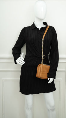 Burberry Caramel Lola Quilted Small Lola Chain Bag