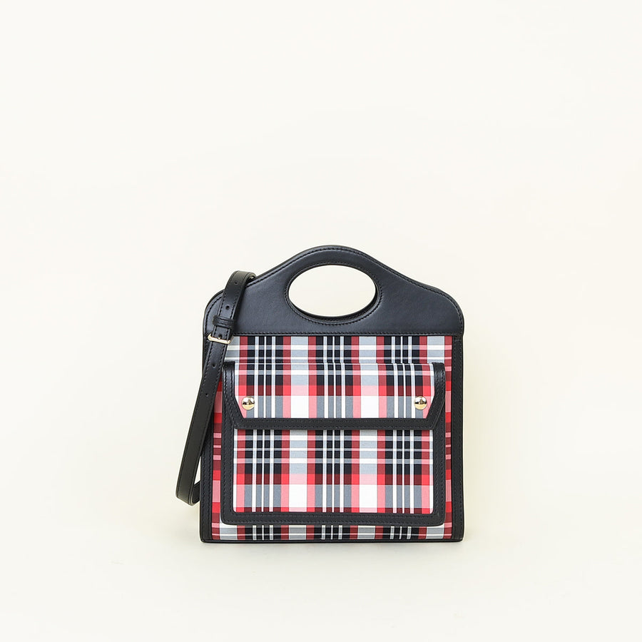 Burberry Black Multicolor Mini Pocket Bag