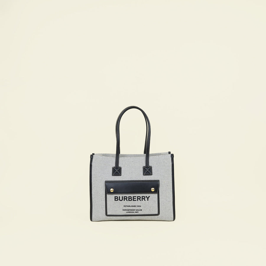 Burberry Bicolor Freya Tote Small Bag