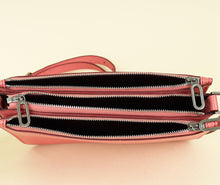 Burberry Blush Pink Triple Zipped Crossbody Bag