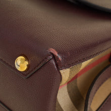 Burberry Burgundy Camberley Top Handle Bag