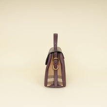 Burberry Burgundy Camberley Top Handle Bag