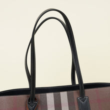 Burberry Bicolor Check Tote Bag