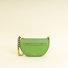 Burberry Green Olympia Mini Chain Zip Bag