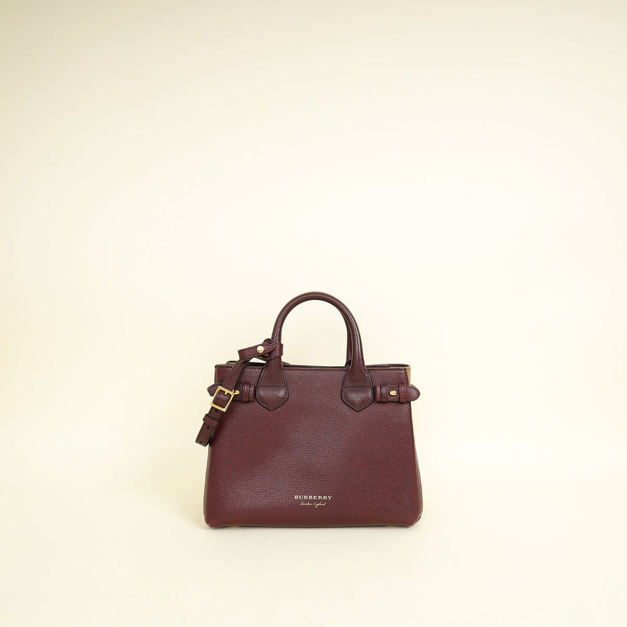 Burberry Bicolor Banner Tote Bag