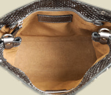 Burberry Metallic Silver Small Buckle Tote Bag