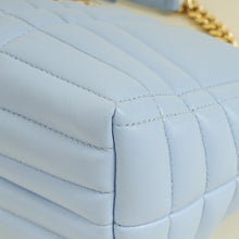 Burberry Pale Blue Lola Small Quilted Shoulder Bag