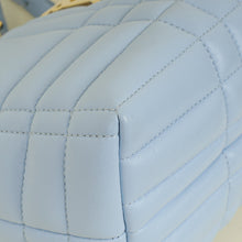 Burberry Pale Blue Lola Small Quilted Shoulder Bag