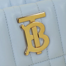 Burberry Pale Blue Lola Small Quilted Shoulder Bag