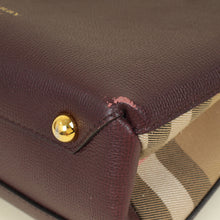Burberry Bicolor Banner Tote Small Bag