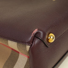 Burberry Bicolor Banner Tote Small Bag