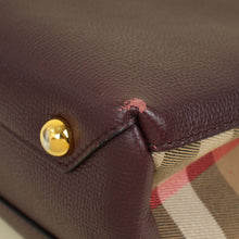 Burberry Bicolor Banner Tote Small Bag