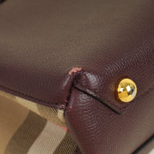 Burberry Bicolor Banner Tote Small Bag