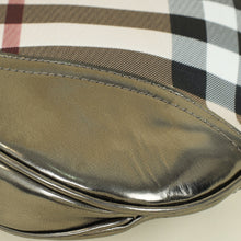 Burberry Bicolor Nova Check Brook Hobo Bag