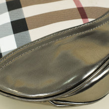 Burberry Bicolor Nova Check Brook Hobo Bag