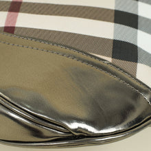 Burberry Bicolor Nova Check Brook Hobo Bag