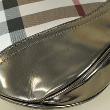 Burberry Bicolor Nova Check Brook Hobo Bag