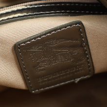 Burberry Bicolor Nova Check Brook Hobo Bag