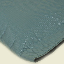 Burberry Blue Grey Heritage Grained Chichester Crossbody Bag