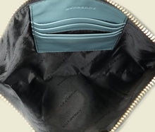 Burberry Blue Grey Heritage Grained Chichester Crossbody Bag
