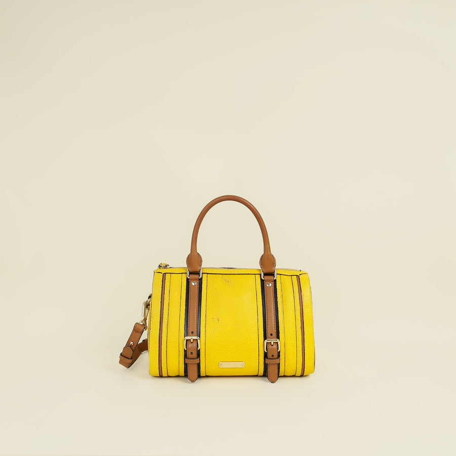 Burberry Bicolor Alchester Bowling Bag