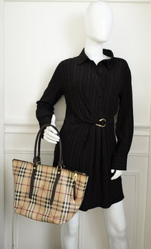 Burberry Beige Haymarket Check Salisbury Tote Bag