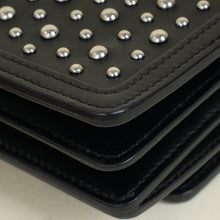 Burberry Black TB Logo Studded Mini Chain Bag
