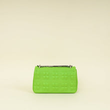 Burberry Brilliant Green Quilted Lola Small Flap Chain Bag