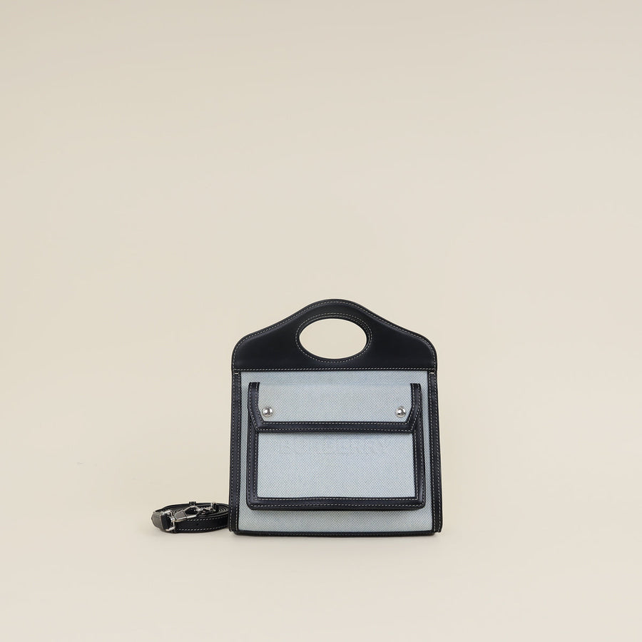 Burberry Bicolor Mini Pocket Bag