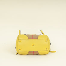 Burberry Bicolor House Check Canterbury Tote Bag