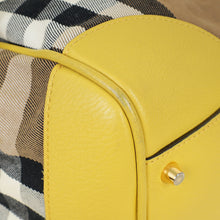 Burberry Bicolor House Check Canterbury Tote Bag