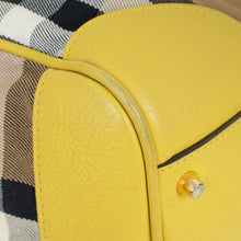 Burberry Bicolor House Check Canterbury Tote Bag