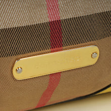 Burberry Bicolor House Check Canterbury Tote Bag