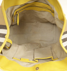 Burberry Bicolor House Check Canterbury Tote Bag