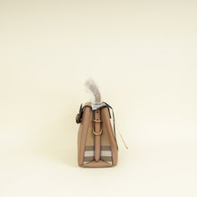 Burberry Dark Sand Camberley Small Top Handle Bag
