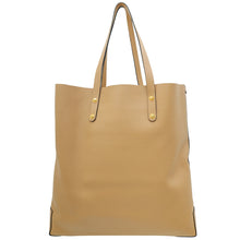 Burberry Light Camel Embossed Crest Large Tote Bag