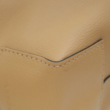 Burberry Light Camel Embossed Crest Large Tote Bag