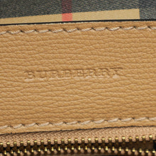 Burberry Light Camel Embossed Crest Large Tote Bag