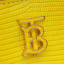 Burberry Marigold Lizard Embossed Frances Top Handle Bag