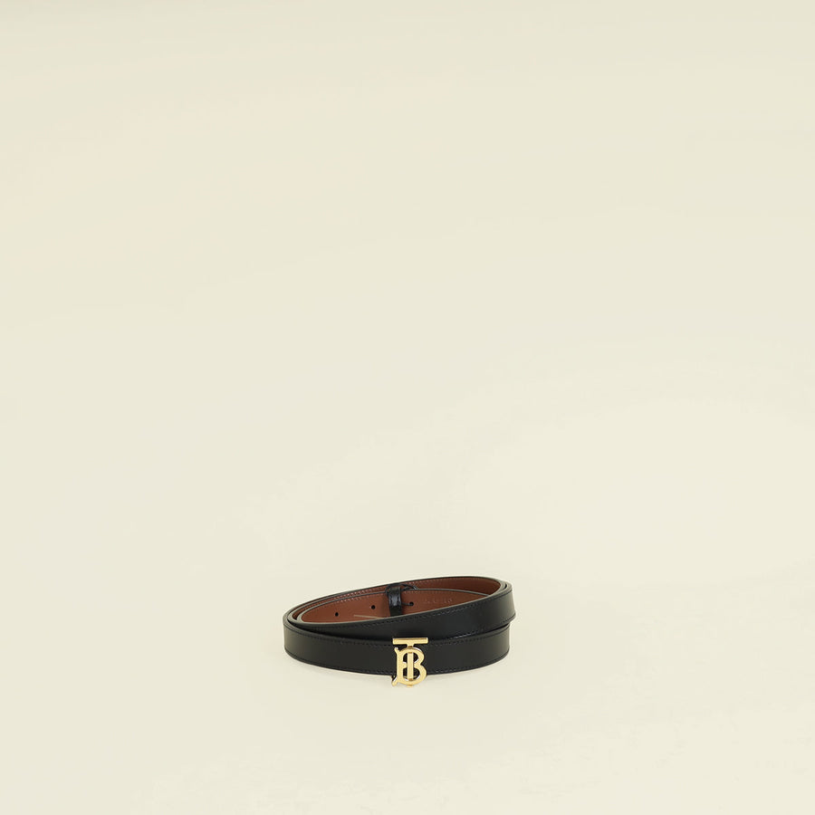 Burberry Bicolor Reversible TB Buckle Belt