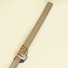 Burberry Bicolor Reversible TB Buckle Belt