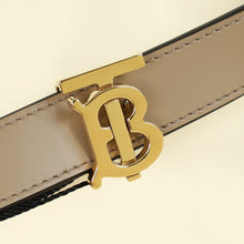 Burberry Bicolor Reversible TB Buckle Belt