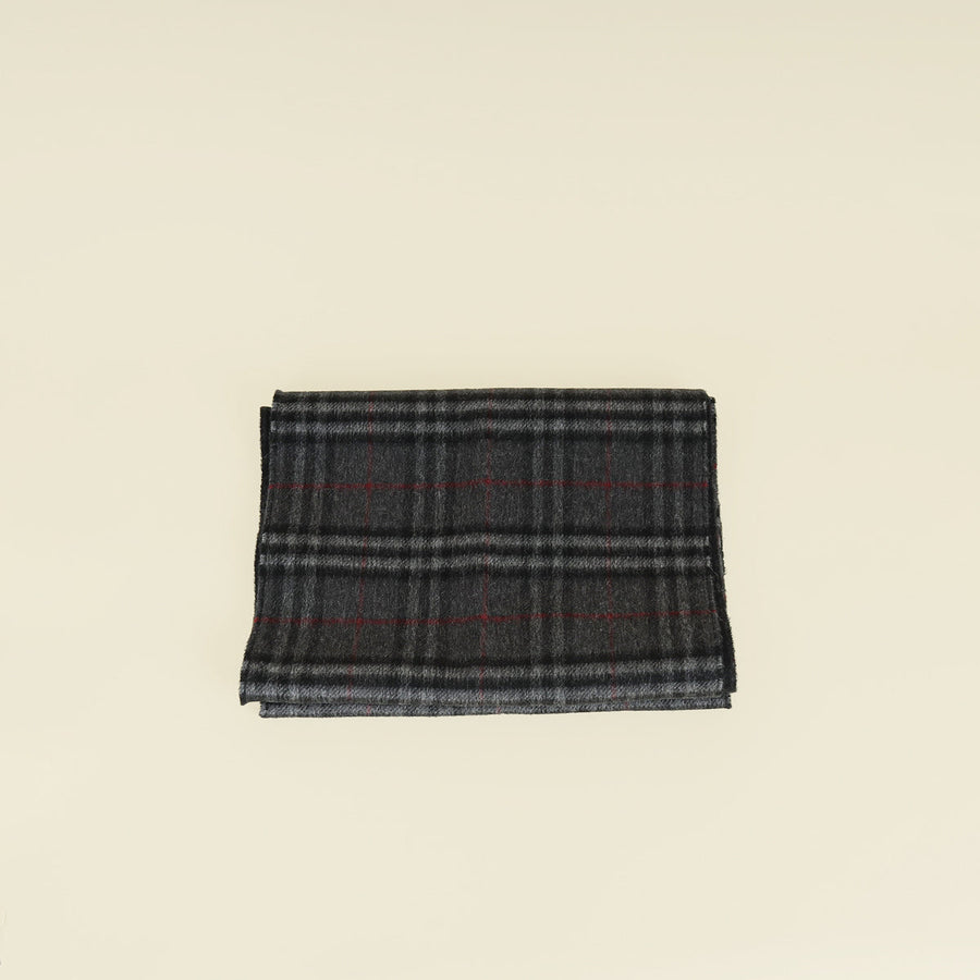 Burberry Bicolor Vintage Check Cashmere Scarf