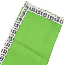 Burberry Green Nova Check Silk Scarf