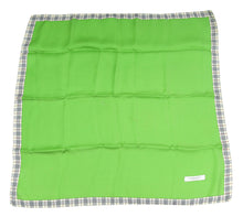 Burberry Green Nova Check Silk Scarf