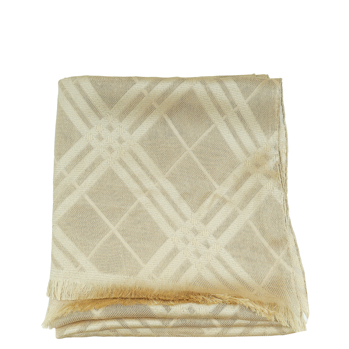 Burberry Champagne Silk Scarf