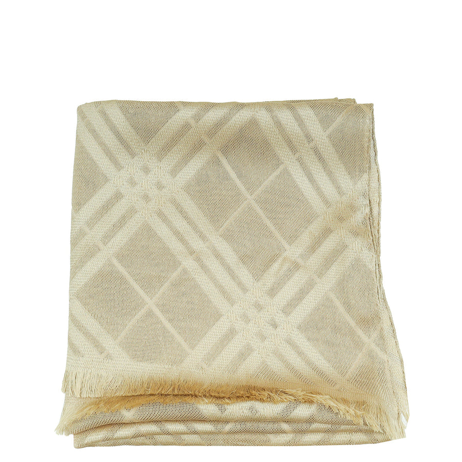 Burberry Champagne Silk Scarf