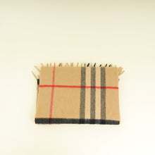 Burberry Archive Beige Check Cashmere Scarf w/ Initials JFK