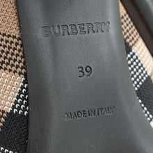 Burberry Bicolor Knit Check Dolman Sock Boots 39
