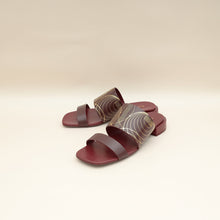 Burberry Dark Maroon Myla Sandals 37.5